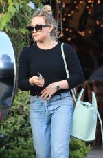 HILARY DUFF at Il Pastaio in Beverly Hills 07/08/2019