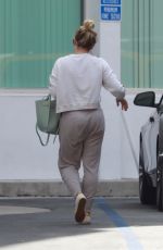 HILARY DUFF Leaves a Medical Building in Beverly Hills 07/09/2019