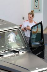 HILARY DUFF Leaves a Medical Building in Beverly Hills 07/09/2019