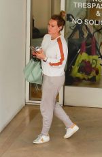 HILARY DUFF Leaves a Medical Building in Beverly Hills 07/09/2019