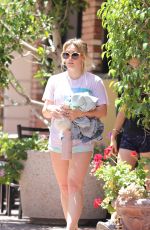 HILARY DUFF Out and About in New York 07/30/2019