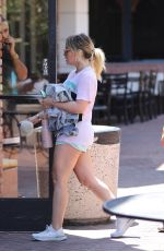 HILARY DUFF Out and About in New York 07/30/2019
