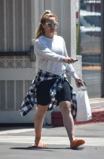 HILARY DUFF Out and About in Studio City 07/11/2019