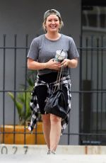 HILARY DUFF Out and About in Studio City 07/23/2019