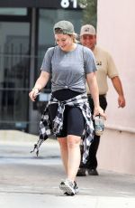 HILARY DUFF Out and About in Studio City 07/23/2019
