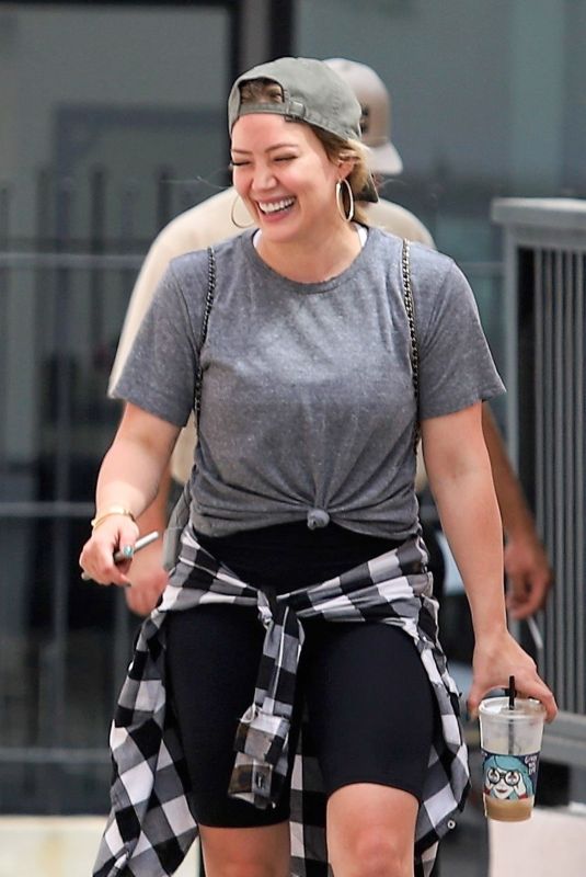 HILARY DUFF Out and About in Studio City 07/23/2019