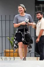 HILARY DUFF Out and About in Studio City 07/23/2019