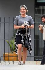 HILARY DUFF Out and About in Studio City 07/23/2019