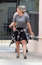 HILARY DUFF Out and About in Studio City 07/23/2019