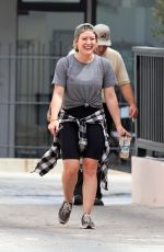 HILARY DUFF Out and About in Studio City 07/23/2019