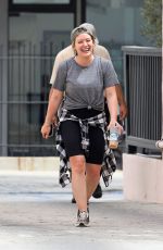 HILARY DUFF Out and About in Studio City 07/23/2019