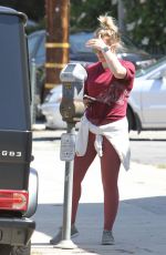 HILARY DUFF Out in Los Angeles 07/02/2019