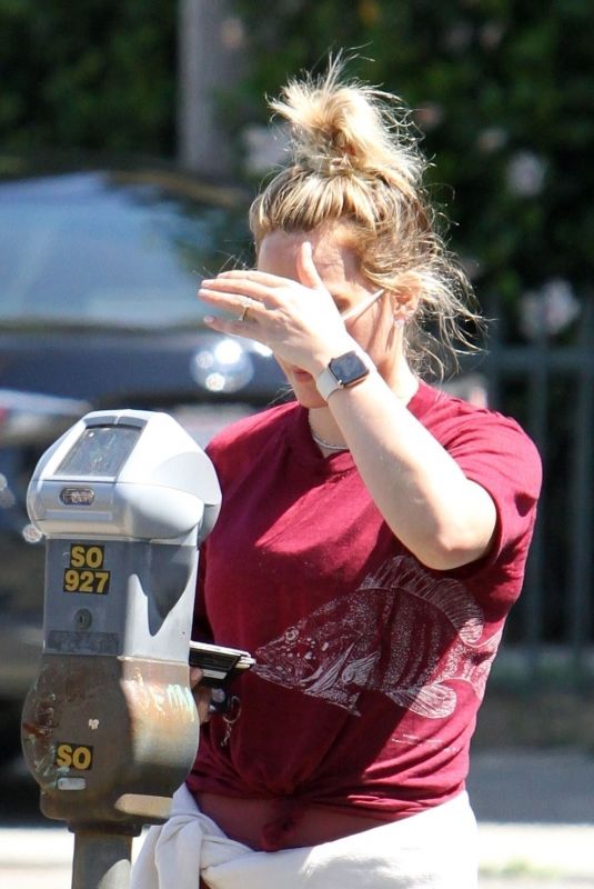 HILARY DUFF Out in Los Angeles 07/02/2019