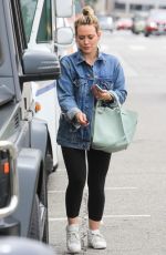 HILARY DUFF Out in Los Angeles 07/08/2019