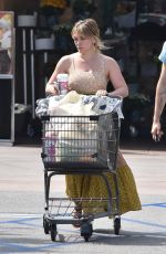 HILARY DUFF Out Shopping in Studio City 07/06/2019