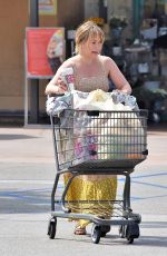 HILARY DUFF Out Shopping in Studio City 07/06/2019