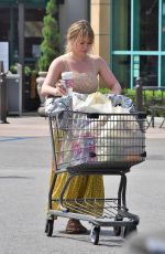 HILARY DUFF Out Shopping in Studio City 07/06/2019