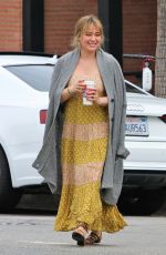 HILARY DUFF Out Shopping in Studio City 07/06/2019