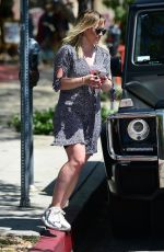 HILARY DUFF Out Shopping in Studio City 07/10/2019