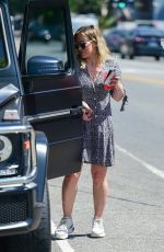 HILARY DUFF Out Shopping in Studio City 07/10/2019