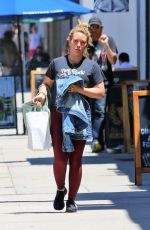 HILARY DUFF Out Shopping in Studio City 07/15/2019
