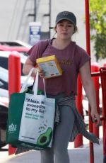 HILARY DUFF Shopping at Trader Joe