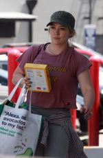 HILARY DUFF Shopping at Trader Joe