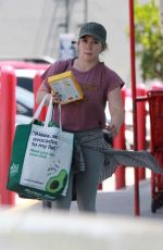 HILARY DUFF Shopping at Trader Joe