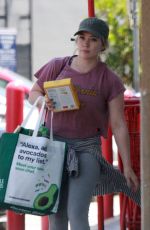 HILARY DUFF Shopping at Trader Joe