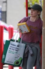 HILARY DUFF Shopping at Trader Joe