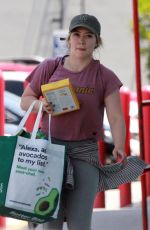 HILARY DUFF Shopping at Trader Joe