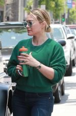 HILARY DUFF Sshopping at Barnes & Noble in Studio City 07/05/2019