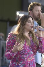 HILARY SCOTT Performs on Good Morning America 07/26/2019