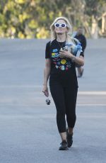 HOLLY MADISON at Griffith Park in Los Angeles 07/16/2019