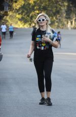 HOLLY MADISON at Griffith Park in Los Angeles 07/16/2019