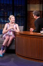 HUNTER SCHAFER at Late Night with Seth Meyers 07/23/2019