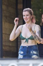 IRELAND BALDWIN and Corey Harper Out in Los Angeles 07/04/2019