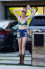 IRELAND BALDWIN Leaves a Party in Los Angeles 07/04/2019