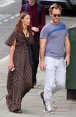 IRIS and Jude LAW Out for Lunch in London 07/14/2019