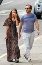 IRIS and Jude LAW Out for Lunch in London 07/14/2019