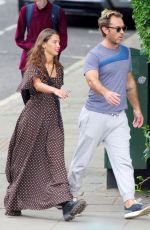 IRIS and Jude LAW Out for Lunch in London 07/14/2019