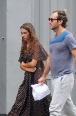 IRIS and Jude LAW Out for Lunch in London 07/14/2019