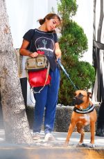 ISABELA MONER Out with Her Dog in West Hollywood 07/17/2019