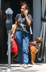 ISABELA MONER Out with Her Dog in West Hollywood 07/17/2019