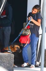 ISABELA MONER Out with Her Dog in West Hollywood 07/17/2019
