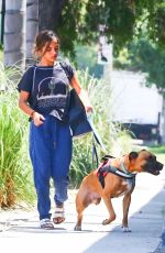 ISABELA MONER Out with Her Dog in West Hollywood 07/17/2019