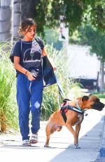 ISABELA MONER Out with Her Dog in West Hollywood 07/17/2019