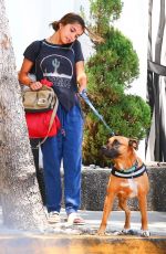 ISABELA MONER Out with Her Dog in West Hollywood 07/17/2019