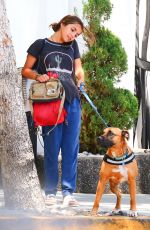 ISABELA MONER Out with Her Dog in West Hollywood 07/17/2019