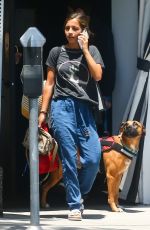 ISABELA MONER Out with Her Dog in West Hollywood 07/17/2019